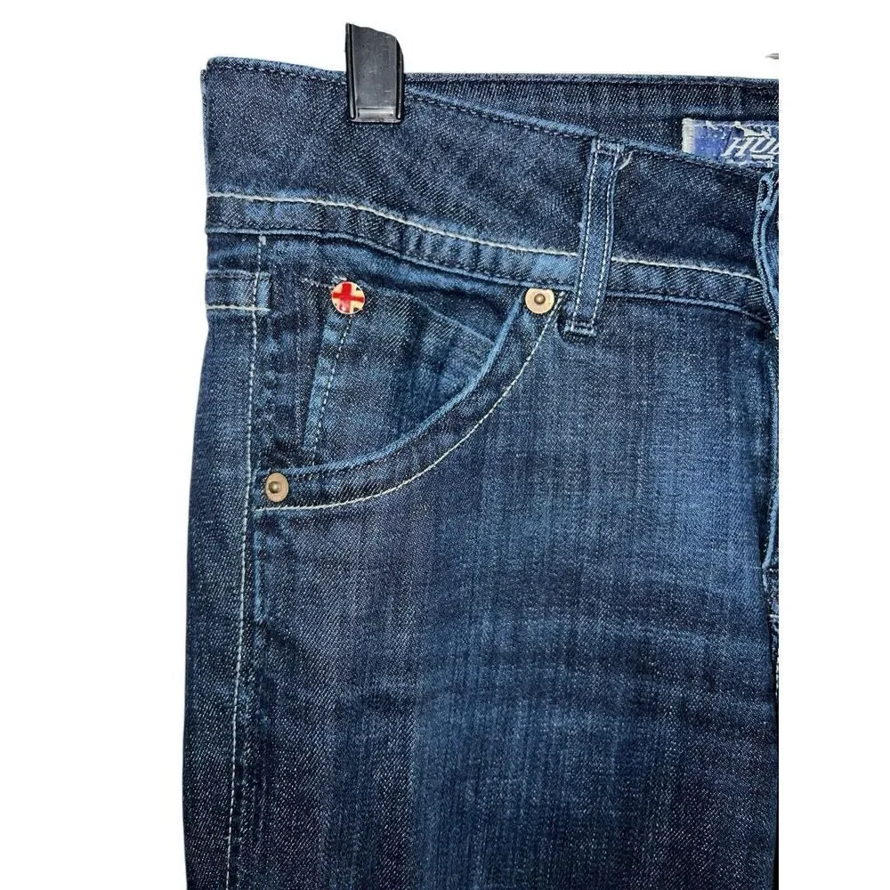 Hudson Signature Boot Cut Low Rise Jeans  W170DHA Size 28”x30” Flap Pockets - Picture 4 of 10